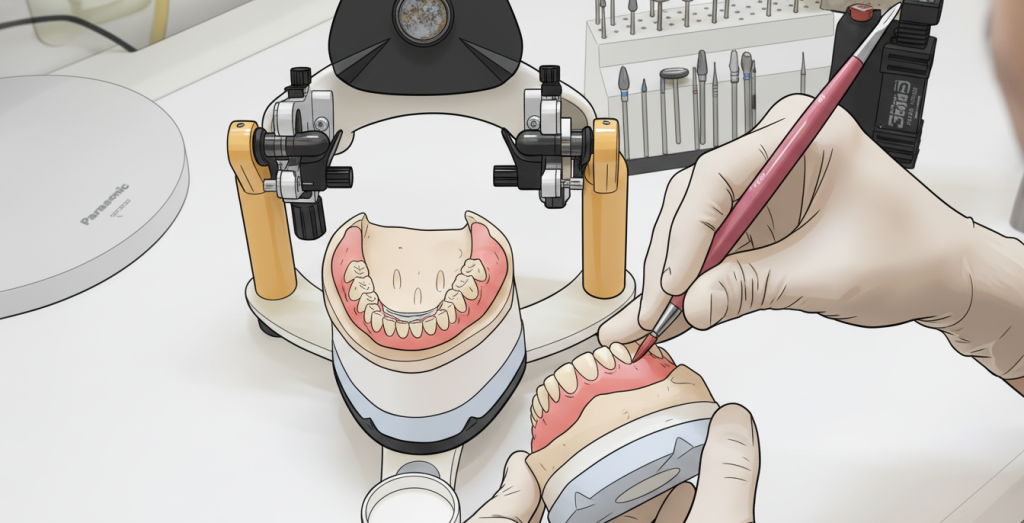 入れ歯制作の流れ